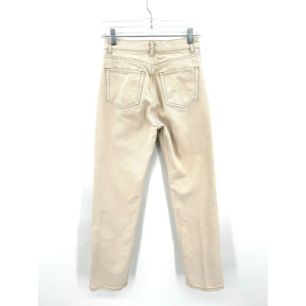 REFORMATION *Flawed* Cynthia High Rise Straight Leg Rigid Denim Jeans Size 25 - Picture 3 of 11